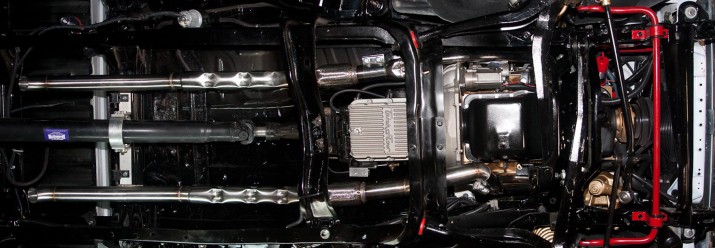 Ford Ranger underside stainless steel exhaust